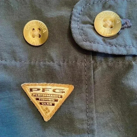 Columbia Omni Shade Performance Fishing Gear Navy Blue Mens Shorts, Size XL. - Picture 6 of 11